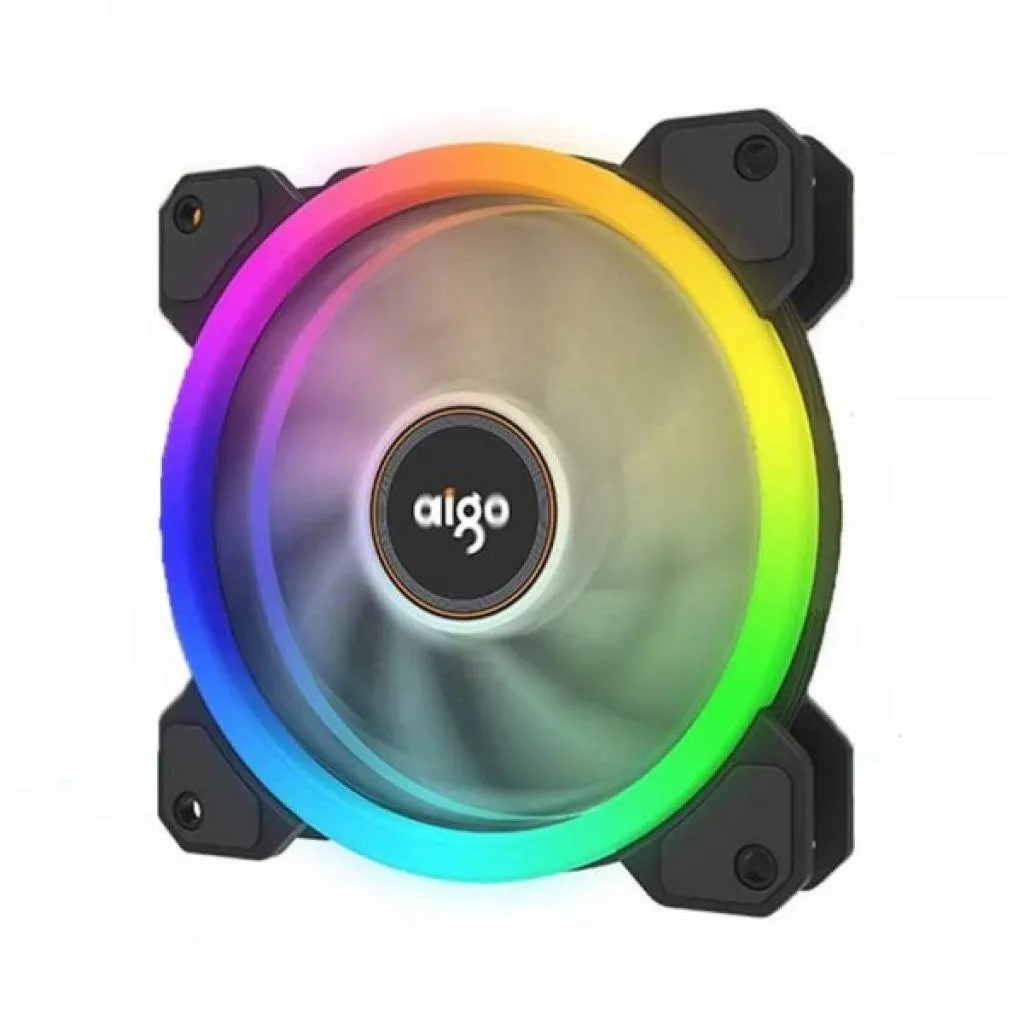 Cooler Para Gabinete Aigo DR12 Rgb Preto