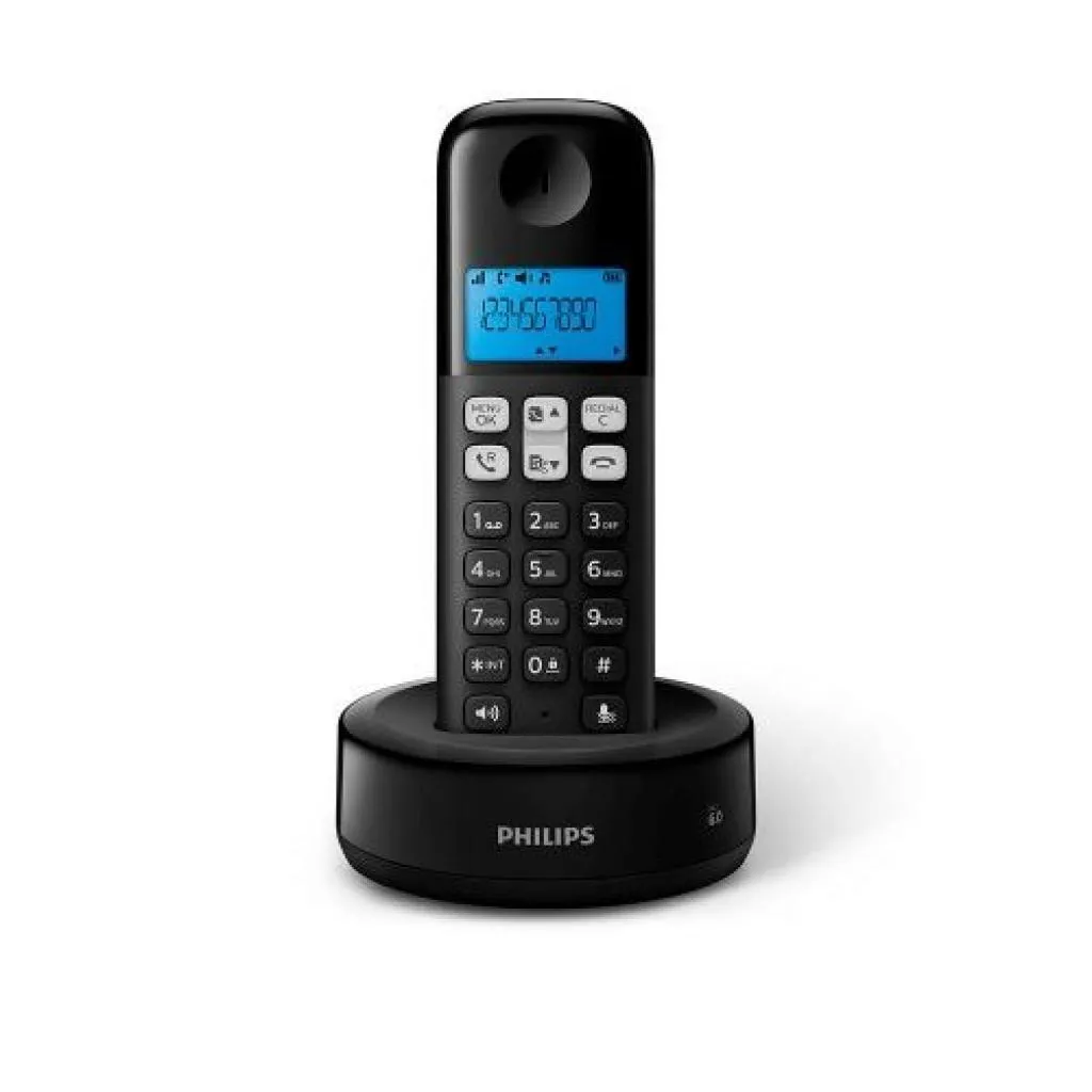 Telefone Philips D1311B/77 Sem Fio Com Identificação De Chamada