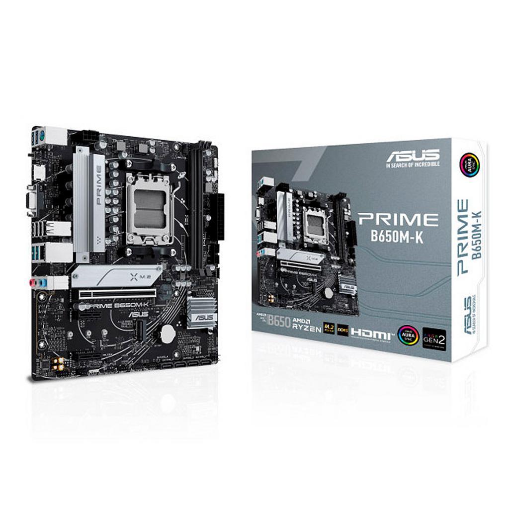 Placa Mãe Amd AM5 Asus A620M-K Prime DDR5 Micro-Atx