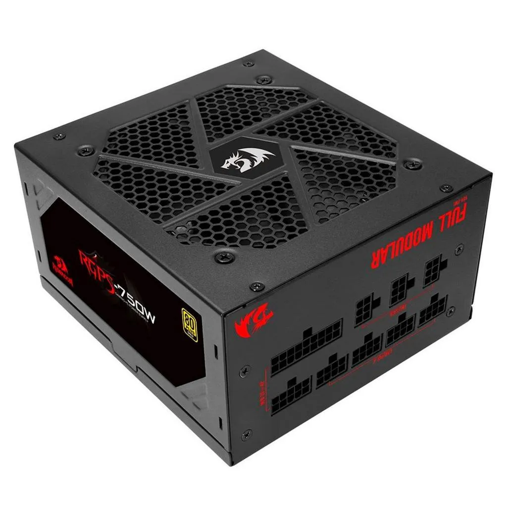 Fonte 750W Redragon GC-PS006 Gold 80PLUS Rgb