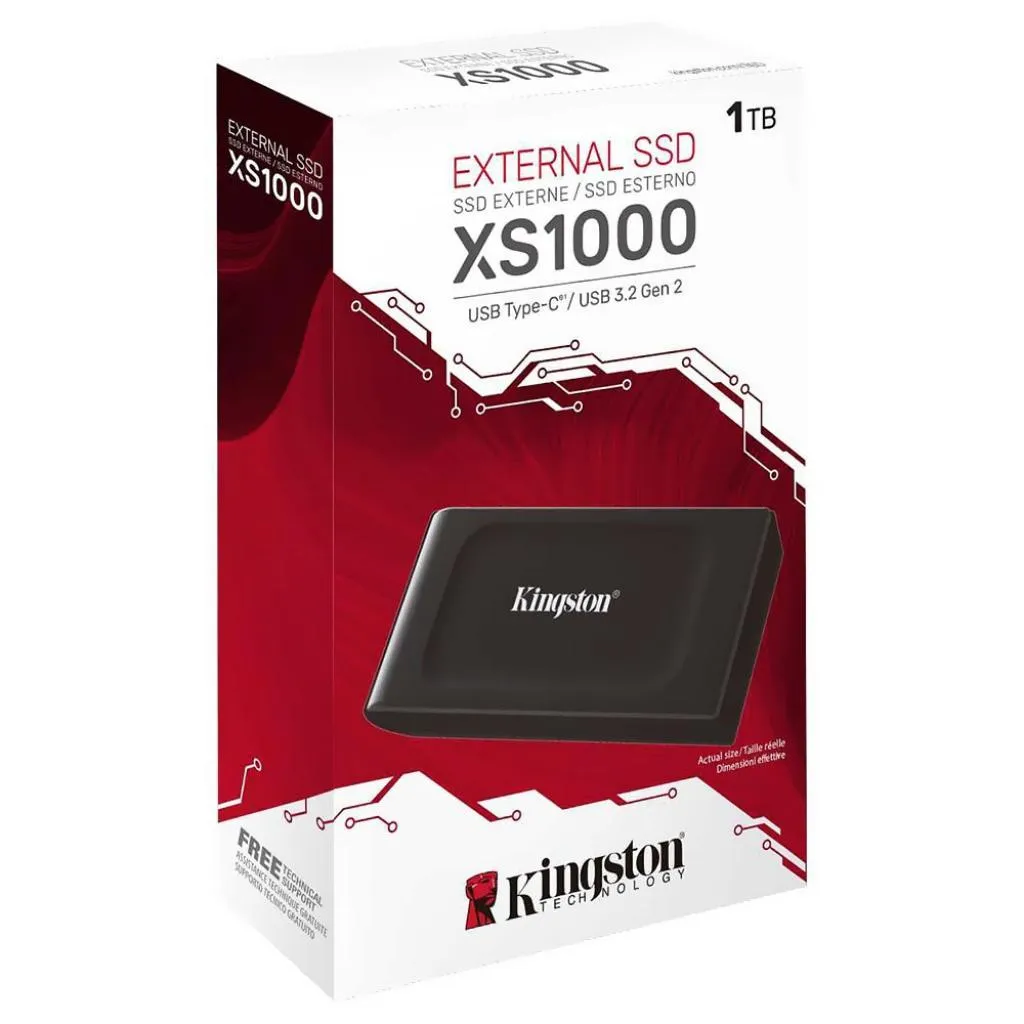 Hd Ext 1TB Kingston XS1000 (SSD) SXS1000/1000G