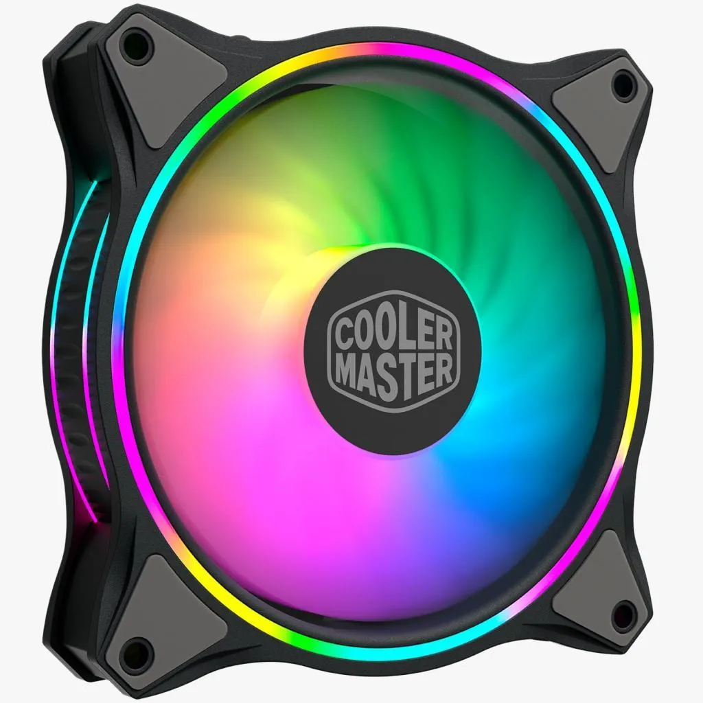 Cooler Gabinete Cooler Masterfan MF120 Halo2 Rgb Preto
