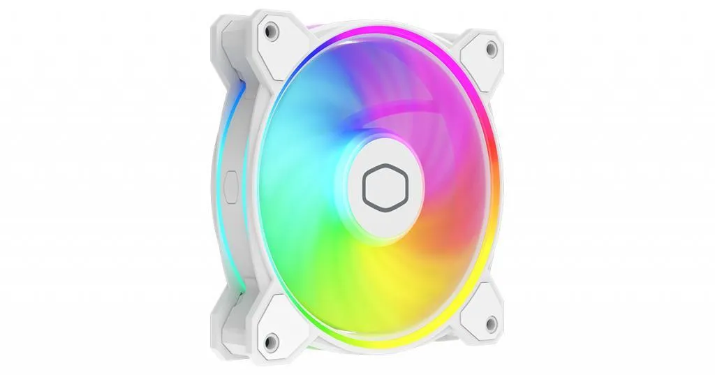 Cooler Gabinete Cooler Masterfan MF120 Halo2 Rgb White