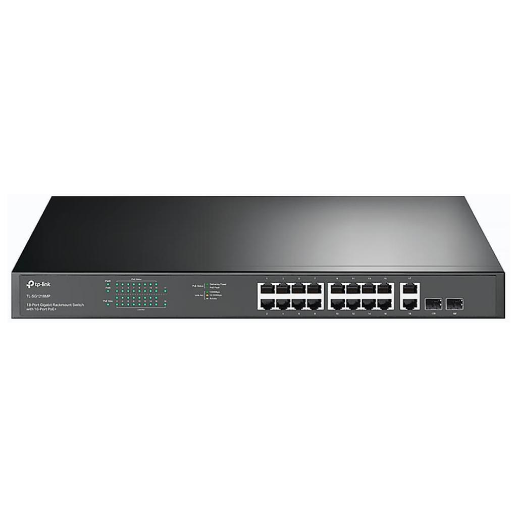 Hub 18 Portas Tp-Link TL-SG1218MP 16 POE+ Rack