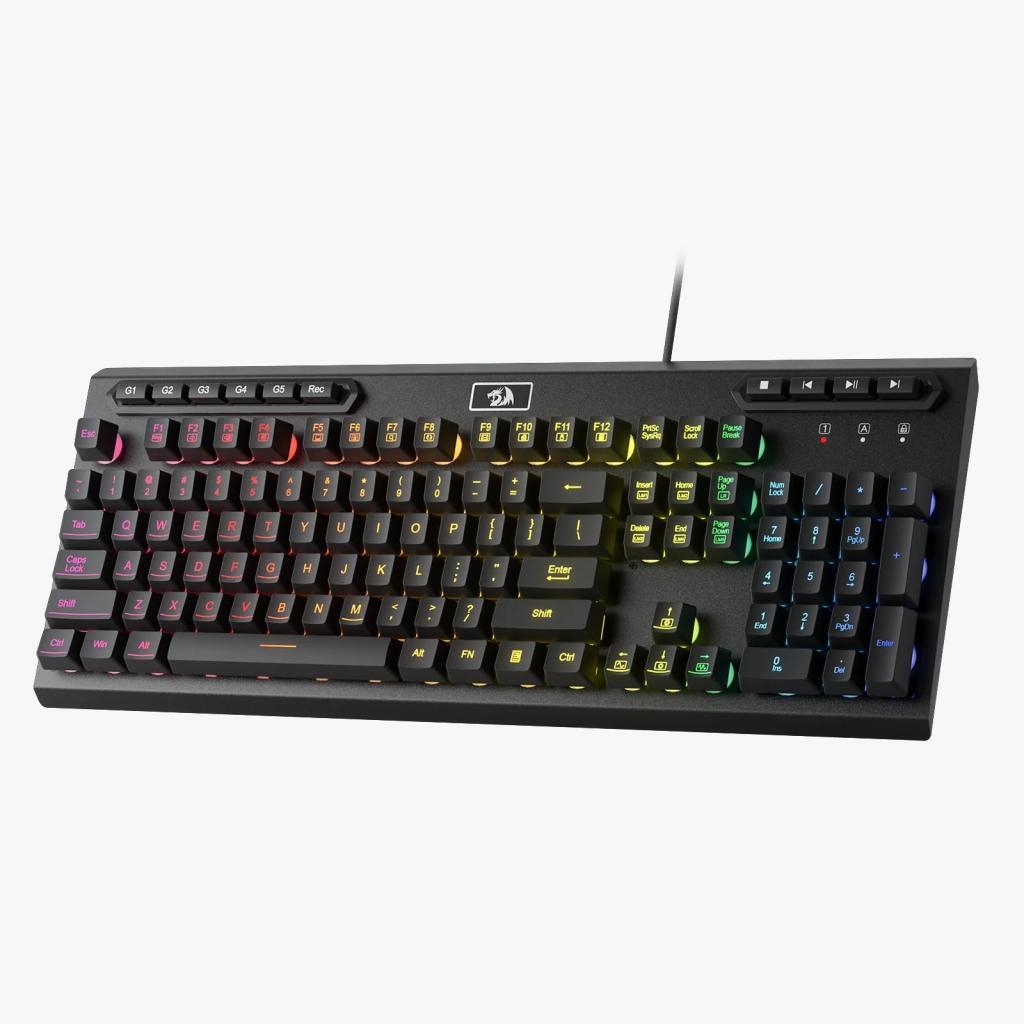 Teclado USB Redragon Aditya K513-RGB Chroma Inglês Com Iluminação Rgb