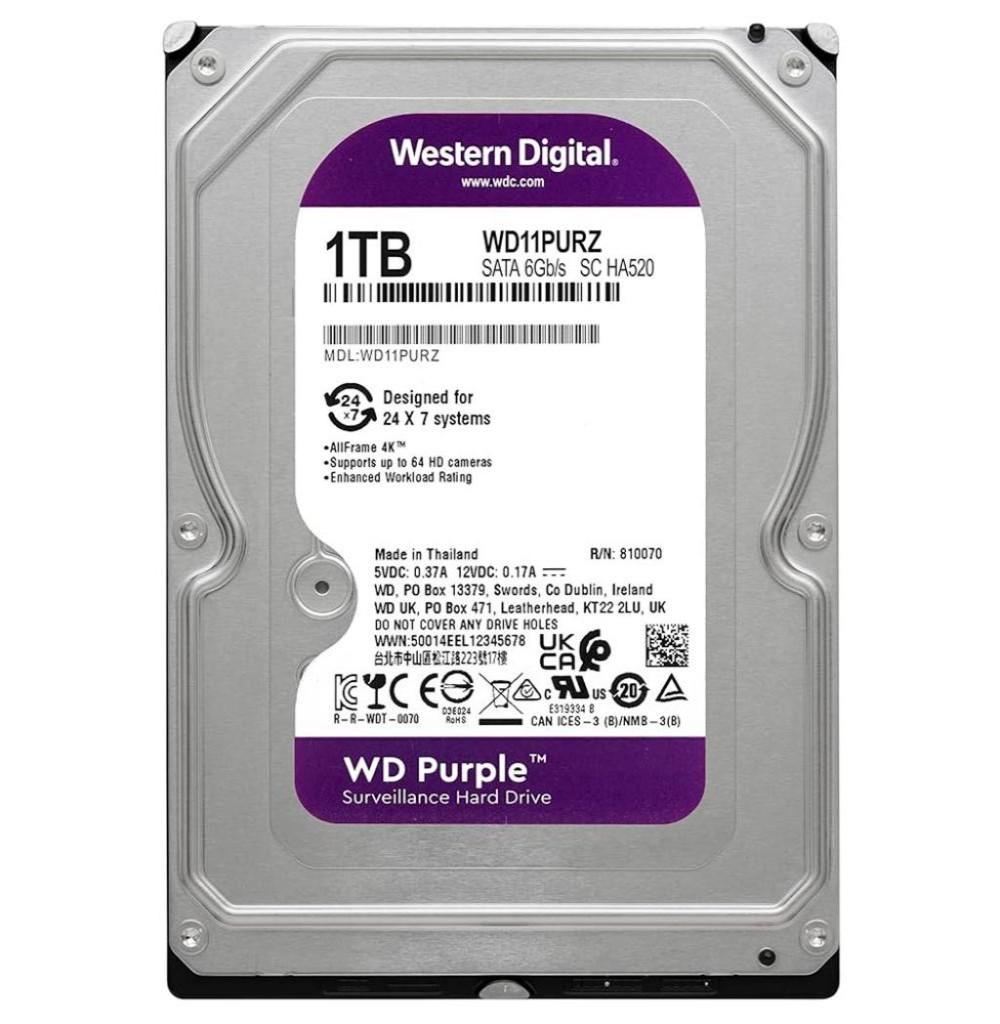 Anúncio: HD SATA3 1TB WD Purple WD11PURZ
