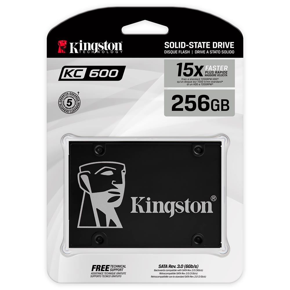 Hd SSD SATA3 256GB 2.5" Kingston SKC600/256G