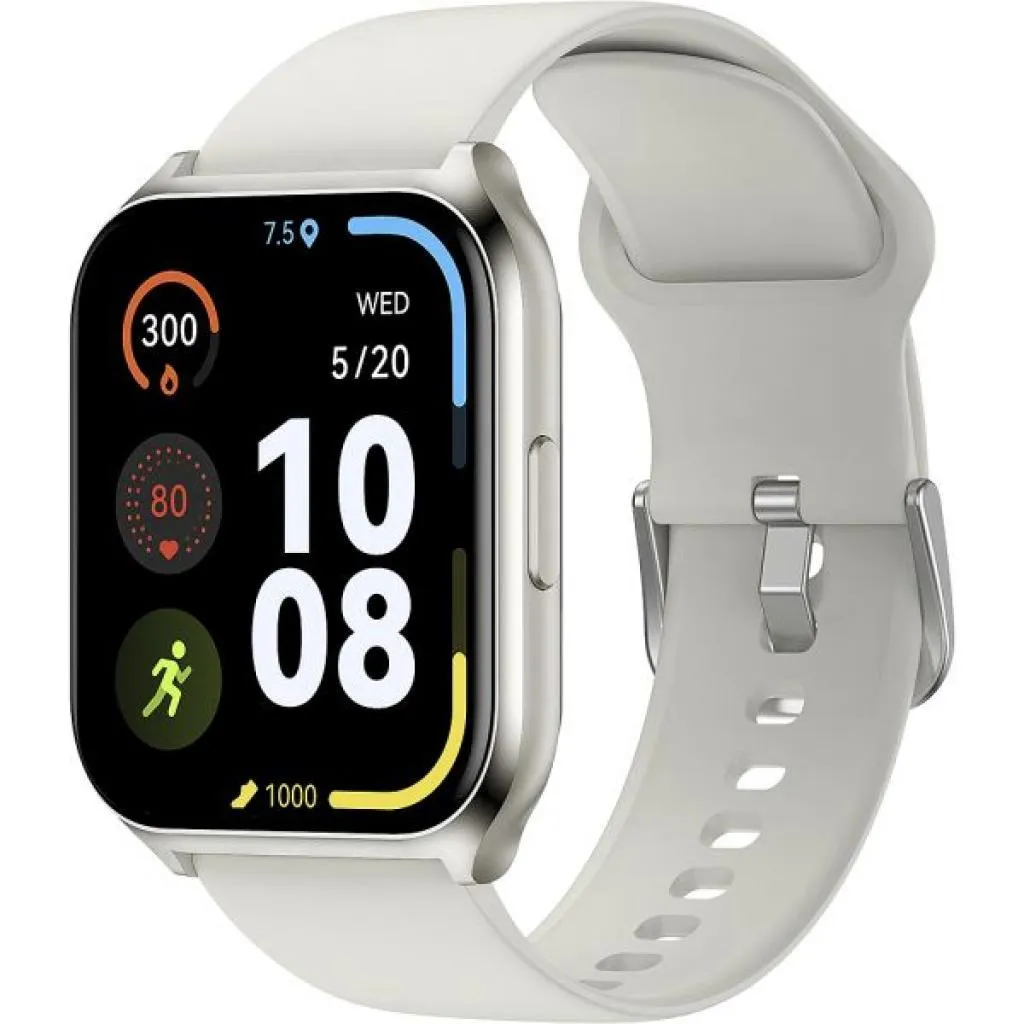 Relógio Haylou 2 Pro Silver Smartwatch Bluetooth