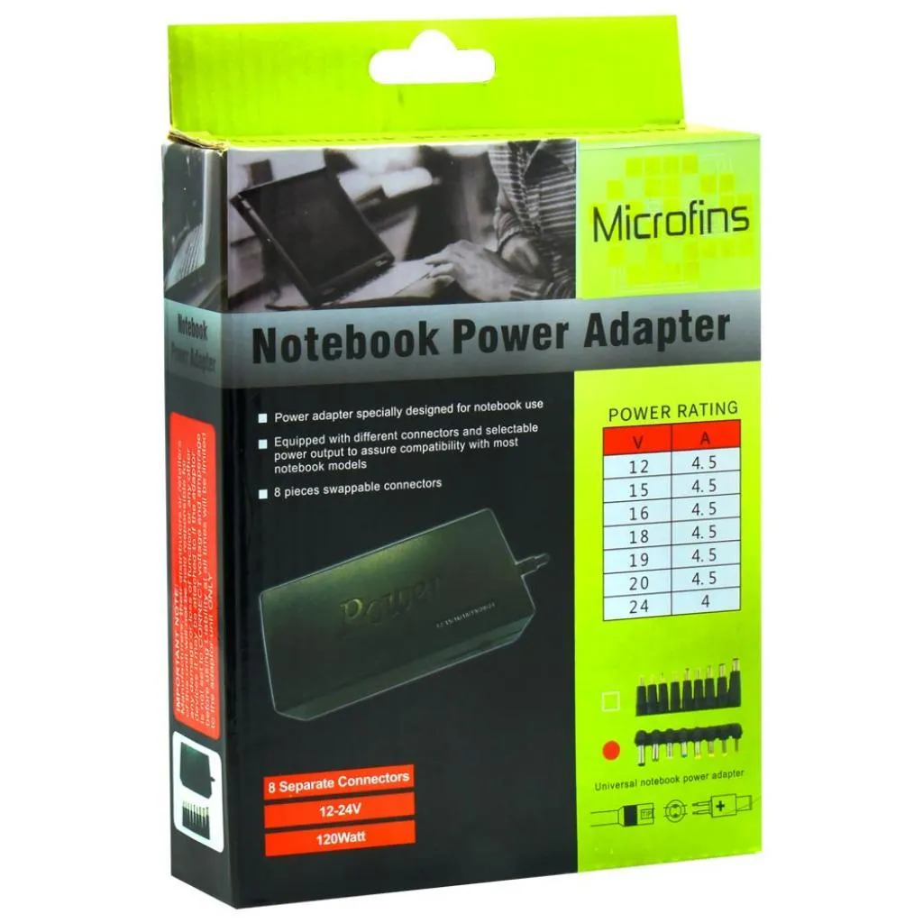 Acessório Fonte P/Notebook Universal Microfins NB0152 120W
