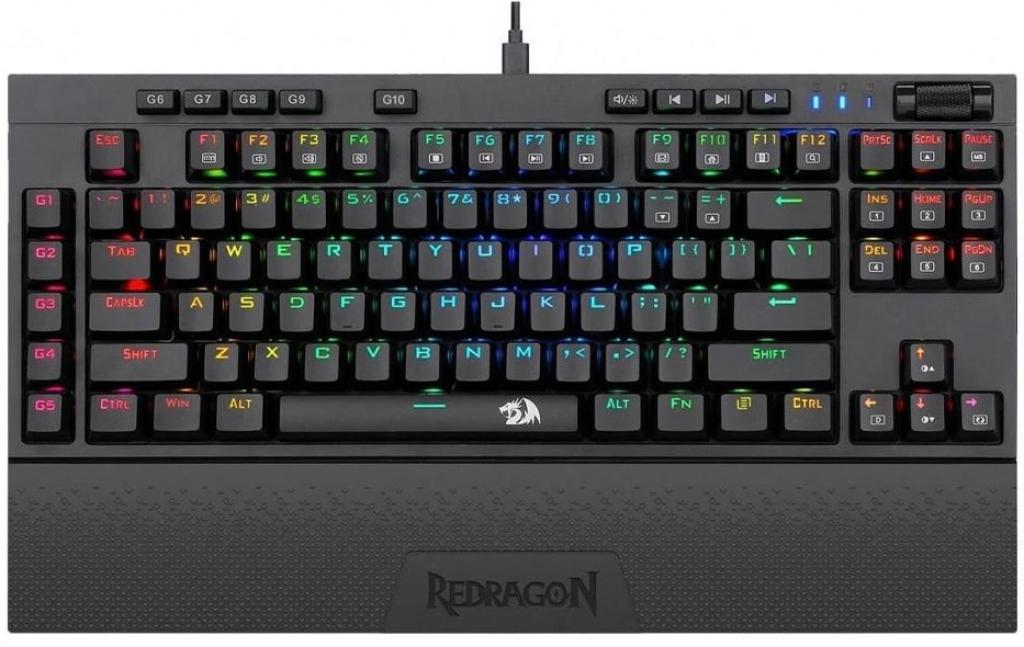 Teclado USB Redragon Vishnu K596RGB Inglês