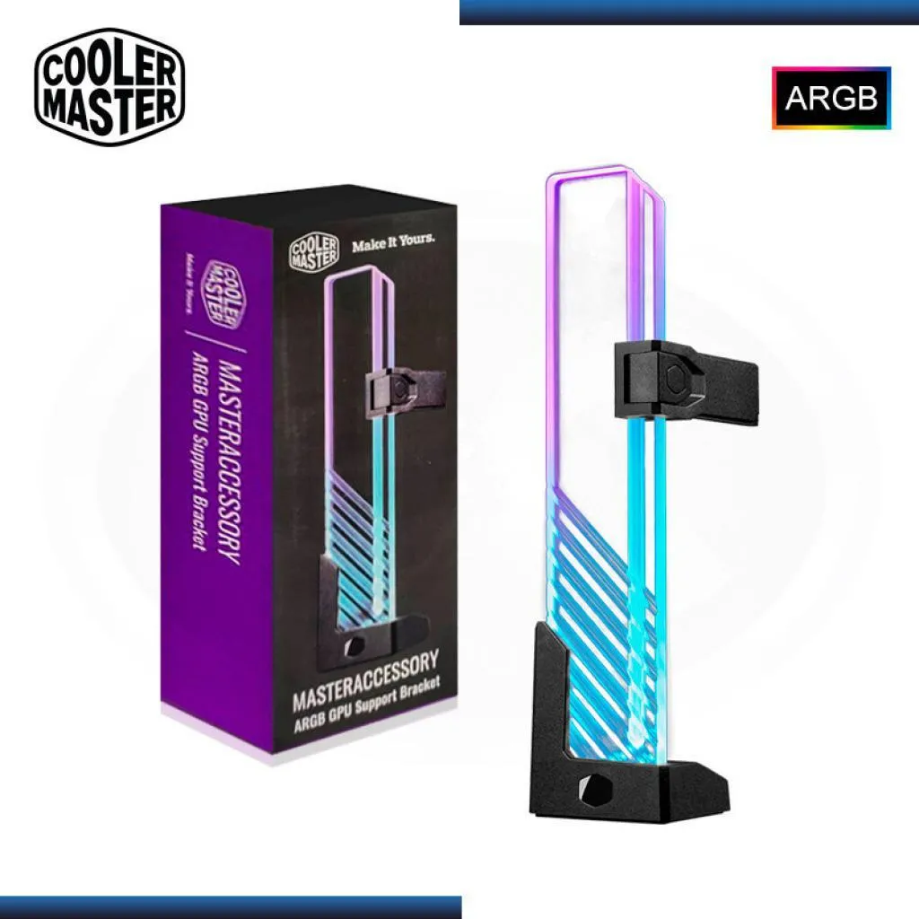 Suporte Para Placa De Vídeo Cooler Master Argb Bracket MCA-U000R-GSBTG-00