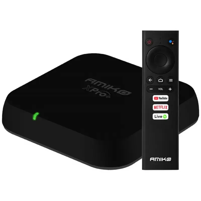 Receptor Digital Amiko Xpro+ 5G 4K 16GB 2GB Wi-Fi