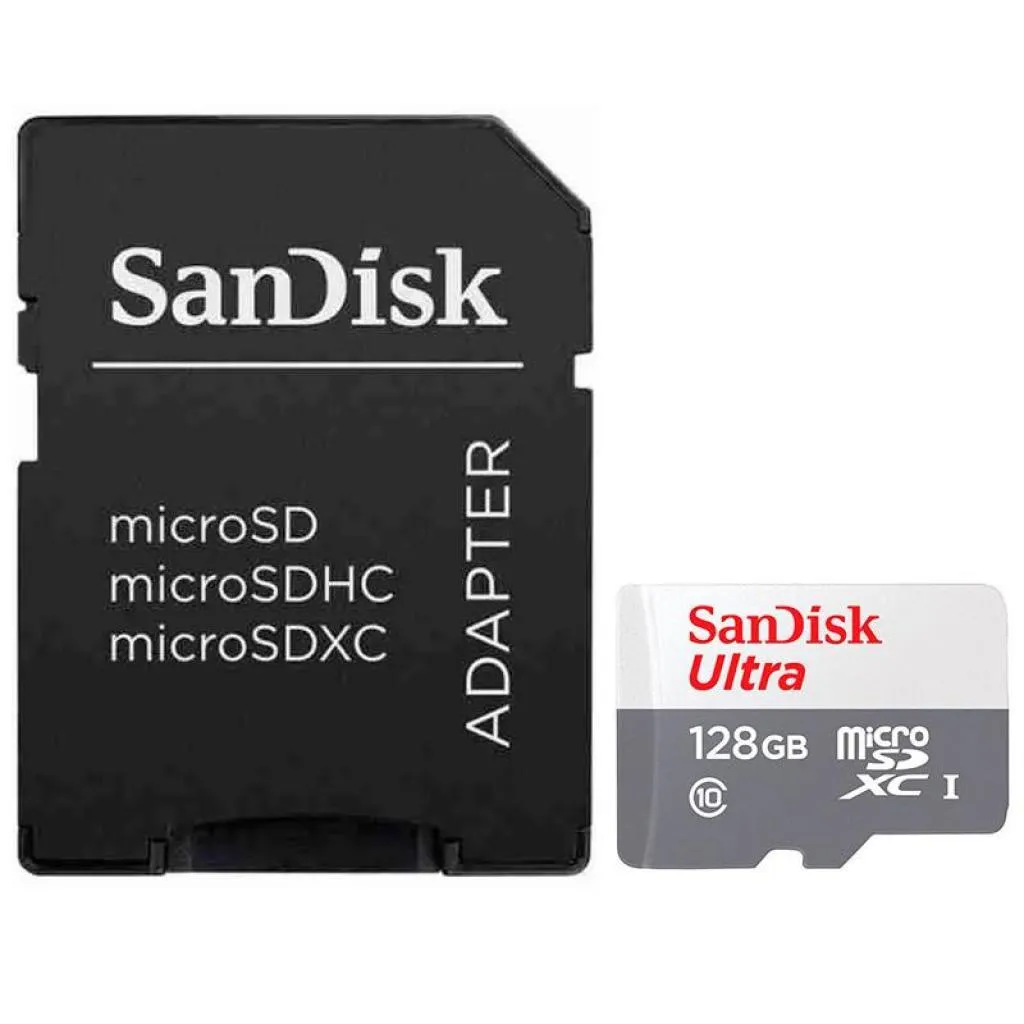 Memory SD Micro128GB Sandisk  Ultra  CL10 100MB