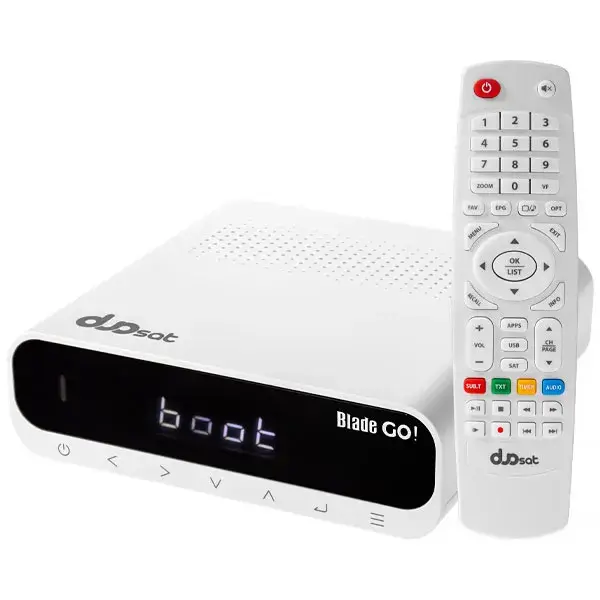 Receptor Digital Duosat Blade Go Branco