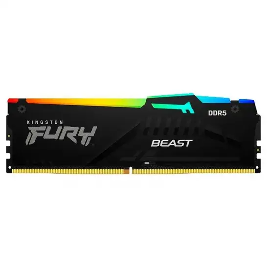 Memória DDR5  8GB 6000 Kingston Fury Beast RGB