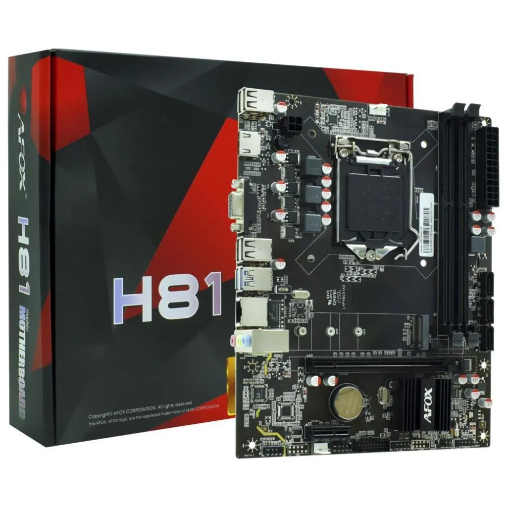 Anúncio: MB INTEL (1150) AFOX IH81-MA5-V4