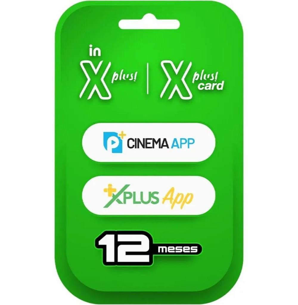 Rec. cartao de ativacao xplus canais/filmes 12mes