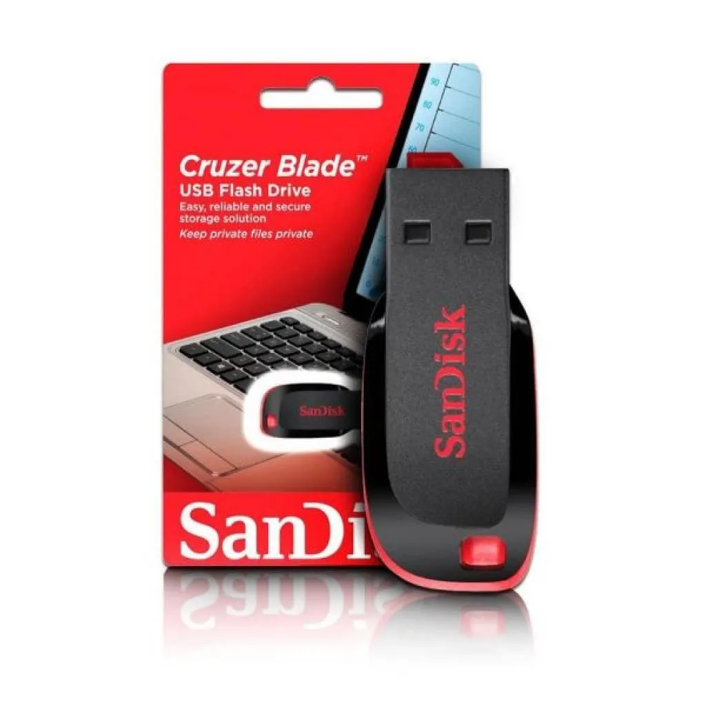 Pen Drive 16GB Sandisk Z50 Black Red USB 2.0