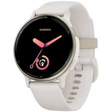 Relogio Garmin gps Vivo Active  5 Creme / Gold sg
