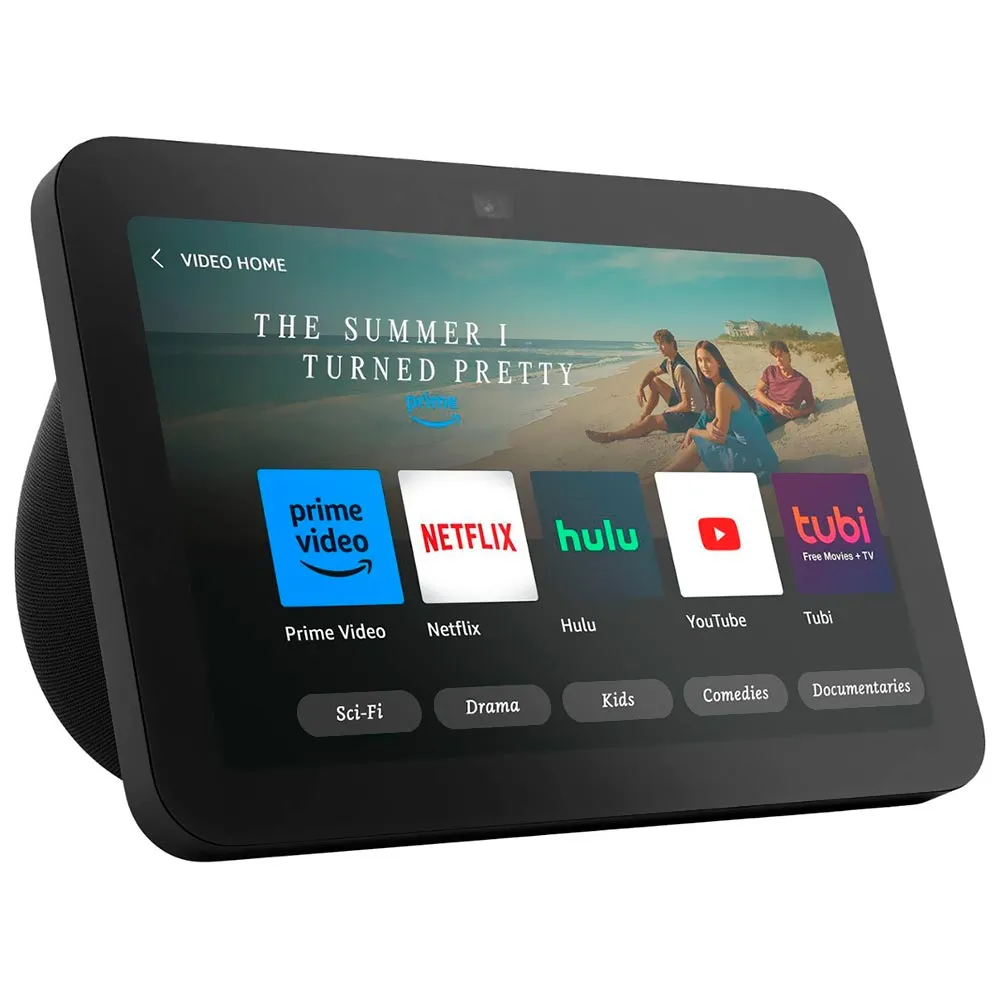 Caixa De Som Amazon Echo Show Alexa 8 3DA Geração BR