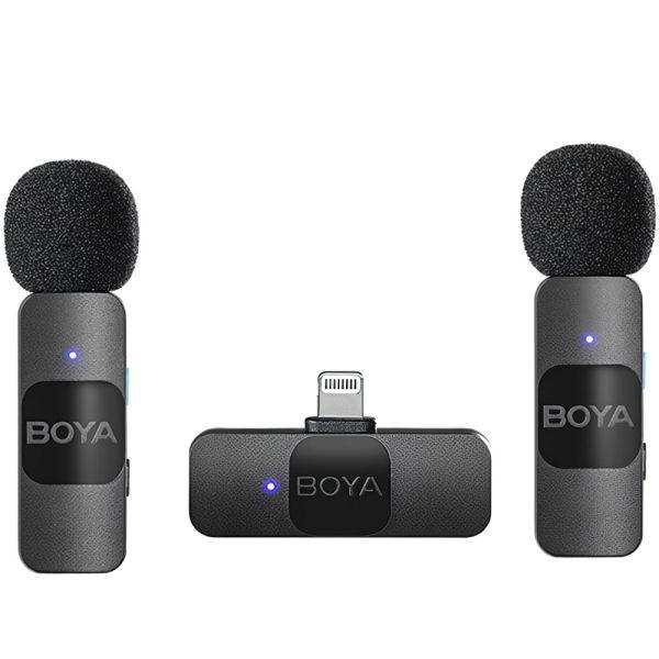 Anúncio: Microfone Boya BY-V2 2TX+1RX Lightning