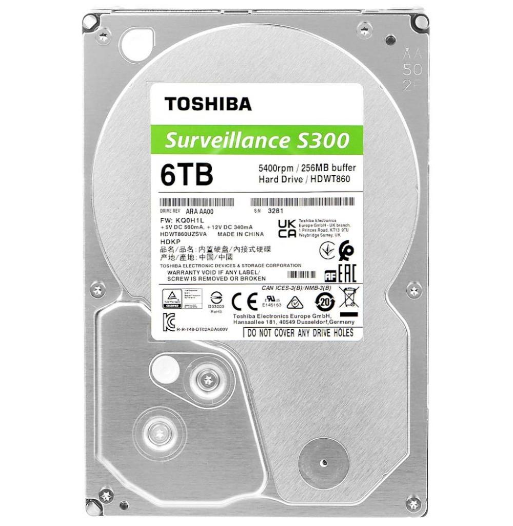 ZZHD SATA3  6TB TOSHIBA S300 HDWT860UZSVA
