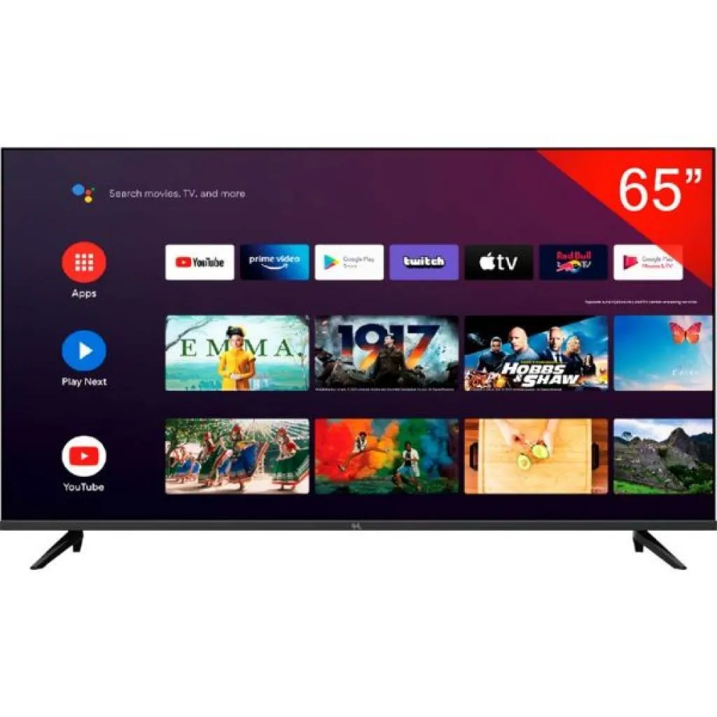 TV Qled 65" Mtek MKQ65FSGU 4K Smart Google Wi-Fi Bluetooth