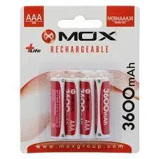 Pilha Recarregavel Mox AAA 3600MAH C/8