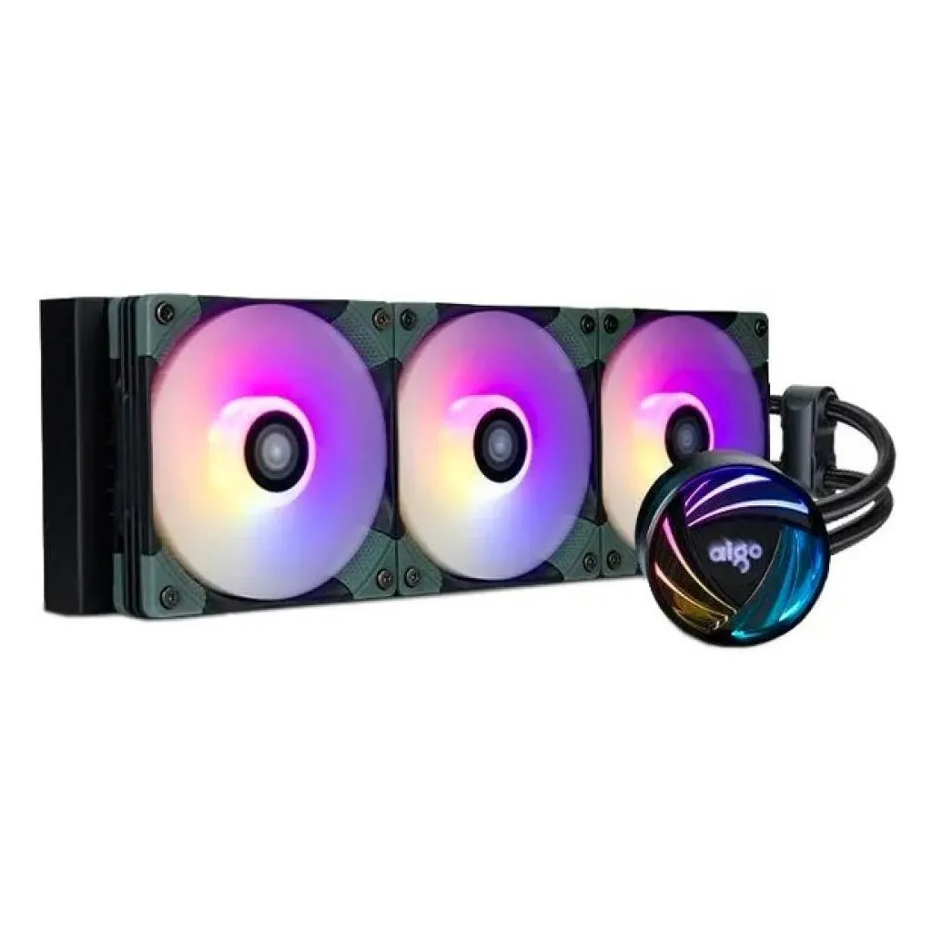 COOLER CPU AIGO AT360 RGB PRETO IVA