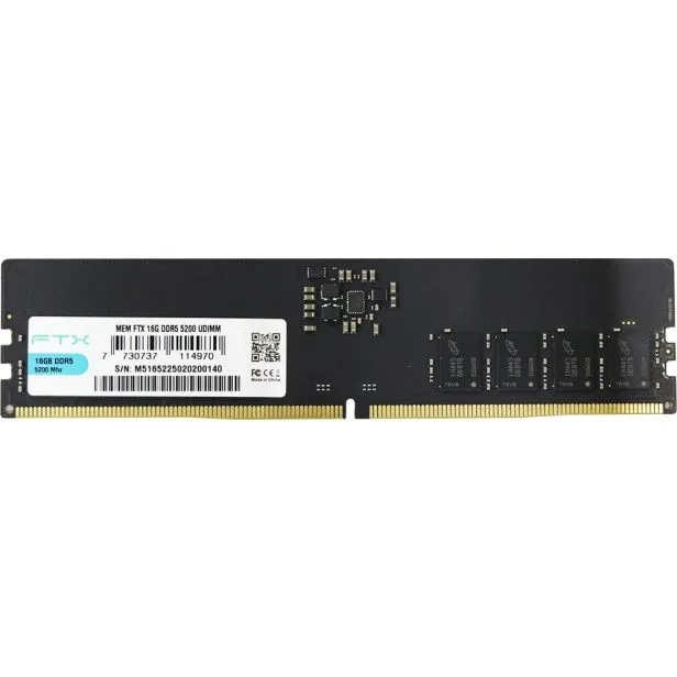 Anúncio: Memória RAM DDR5 16GB 5200 MHz FTX 114970