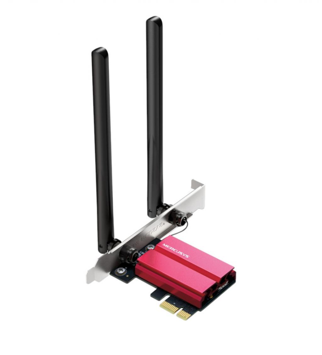 Placa Pci Express Mercusys MA86XE AX5400 Wi-Fi 6E Bluetooth 5.3 Tri-Band