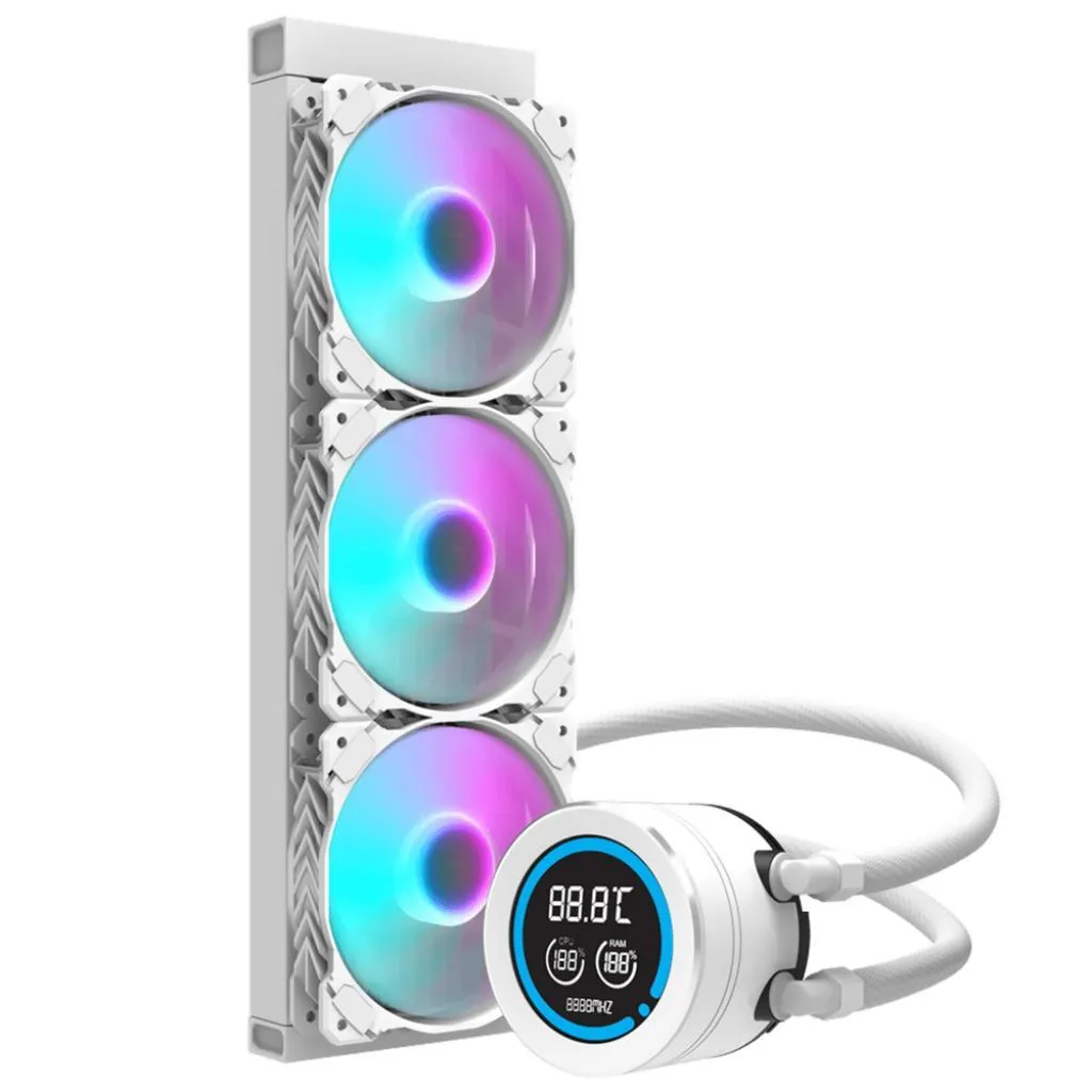 COOLER CPU AIGO DARKFLASH DN360D NEBULA BRANCO