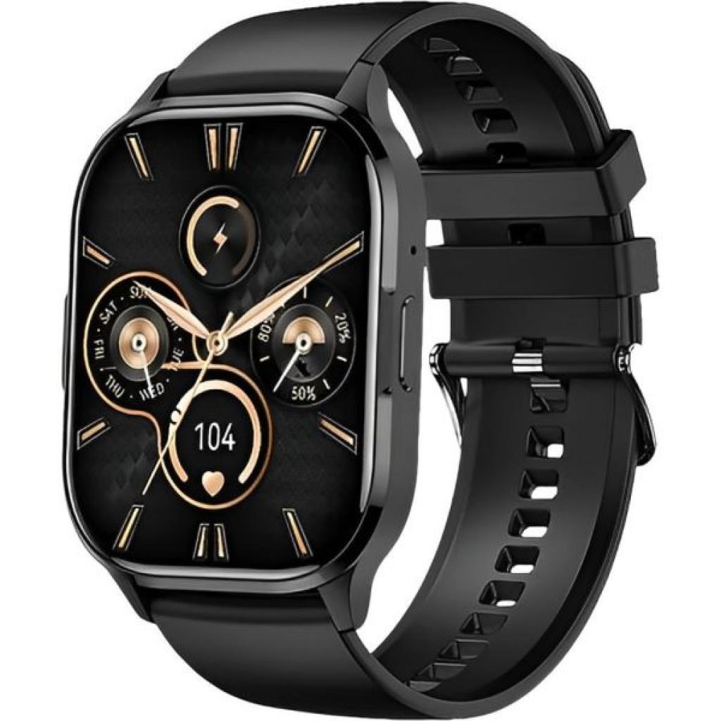 Relógio G-Tide S3 Pro Preto Com Monitor Cardíaco E Oximetria