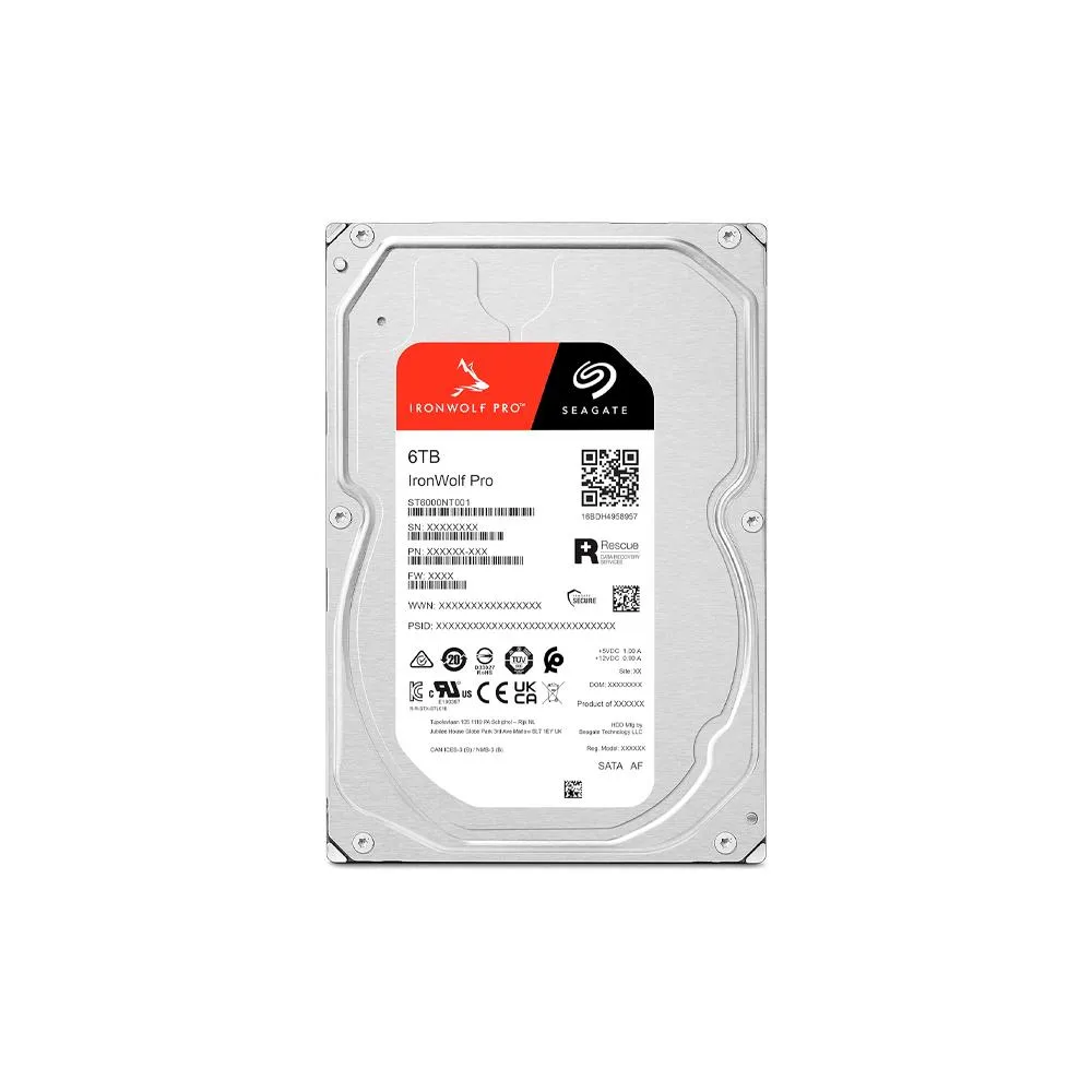 hd sata3  6tb seagate ironwolf pro nas st6000nt001