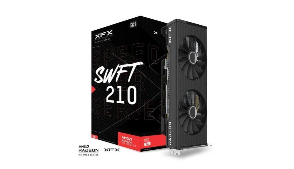 Placa de Video 16GB EXP. RX-7800 XT XFX Speedster SWFT210 RX-78TSWFTFP