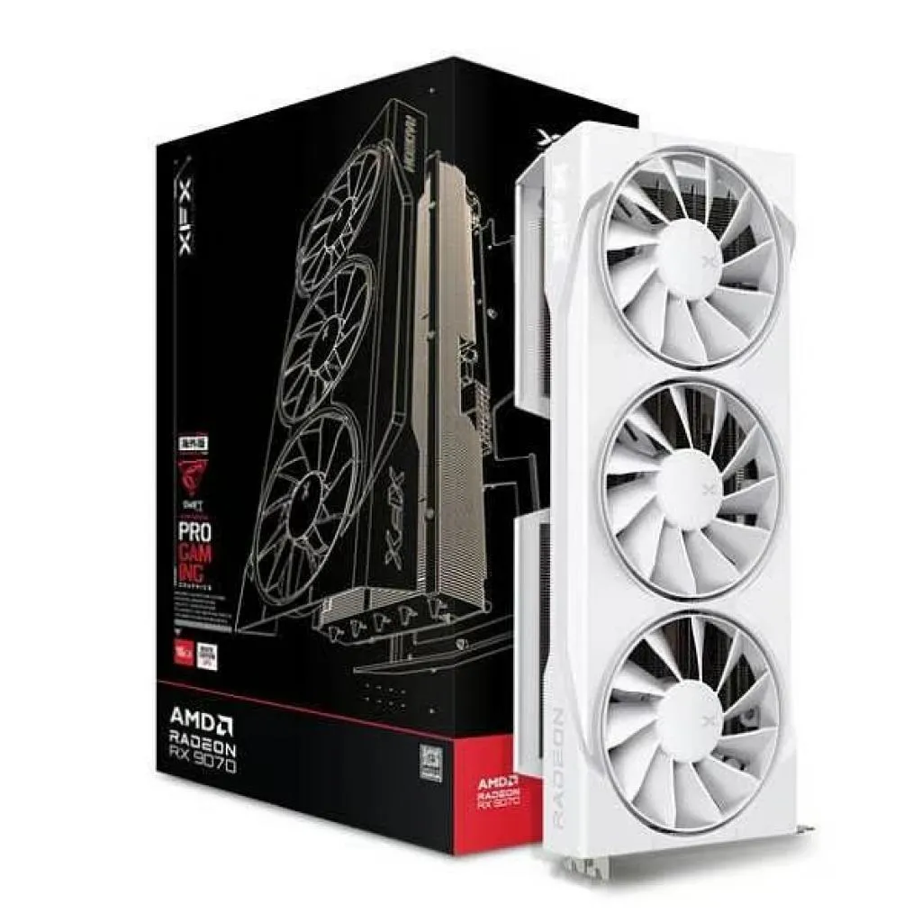 Placa de Video 16GB EXP. RX-9070 XFX Swift OC White Gaming RX-97SWFT3W7