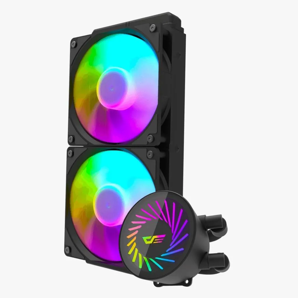 Cooler CPU Darkflash Radiant DCS240 Rgb Preto Aigo
