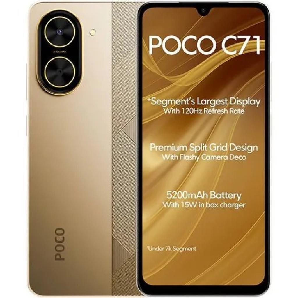 Celular Xiaomi Poco C71 3/64GB Dourado