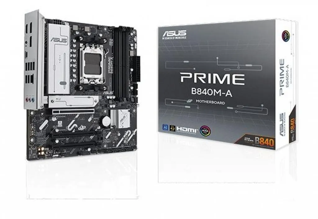 Anúncio: Placa Mãe Amd AM5 Asus B840M-A Prime DDR5 Micro-Atx