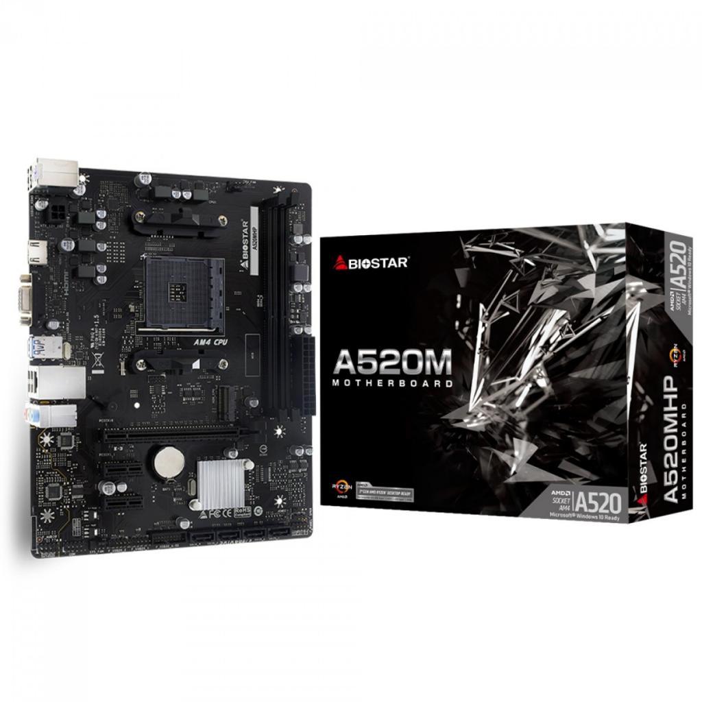 Placa Mãe Amd AM4 Biostar A520MHP Micro Atx DDR4