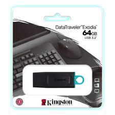 Pen Drive 64GB Kingston DTX64 Exodia USB 3.2