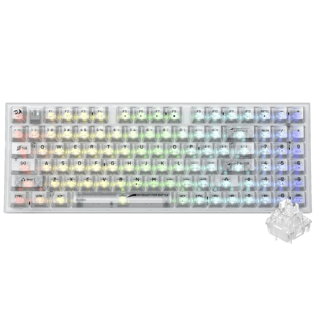 Teclado Mecânico Redragon Irelia Pro K658CT Rgb Sem Fio USB