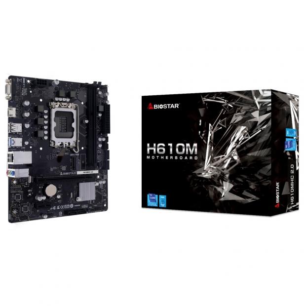 Anúncio: Placa-Mãe Biostar H610MHC 2.0 Intel LGA 1700 DDR4 HDMI VGA M.2 USB 3