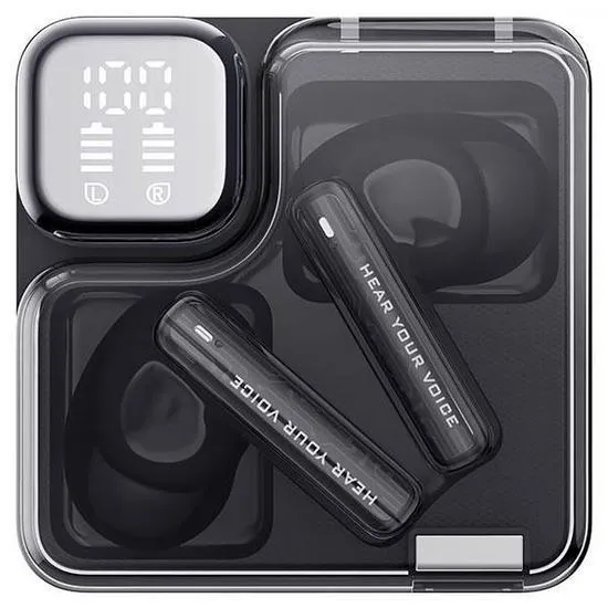 Fone QCY Melobuds Neo BH24QT31A True Preto