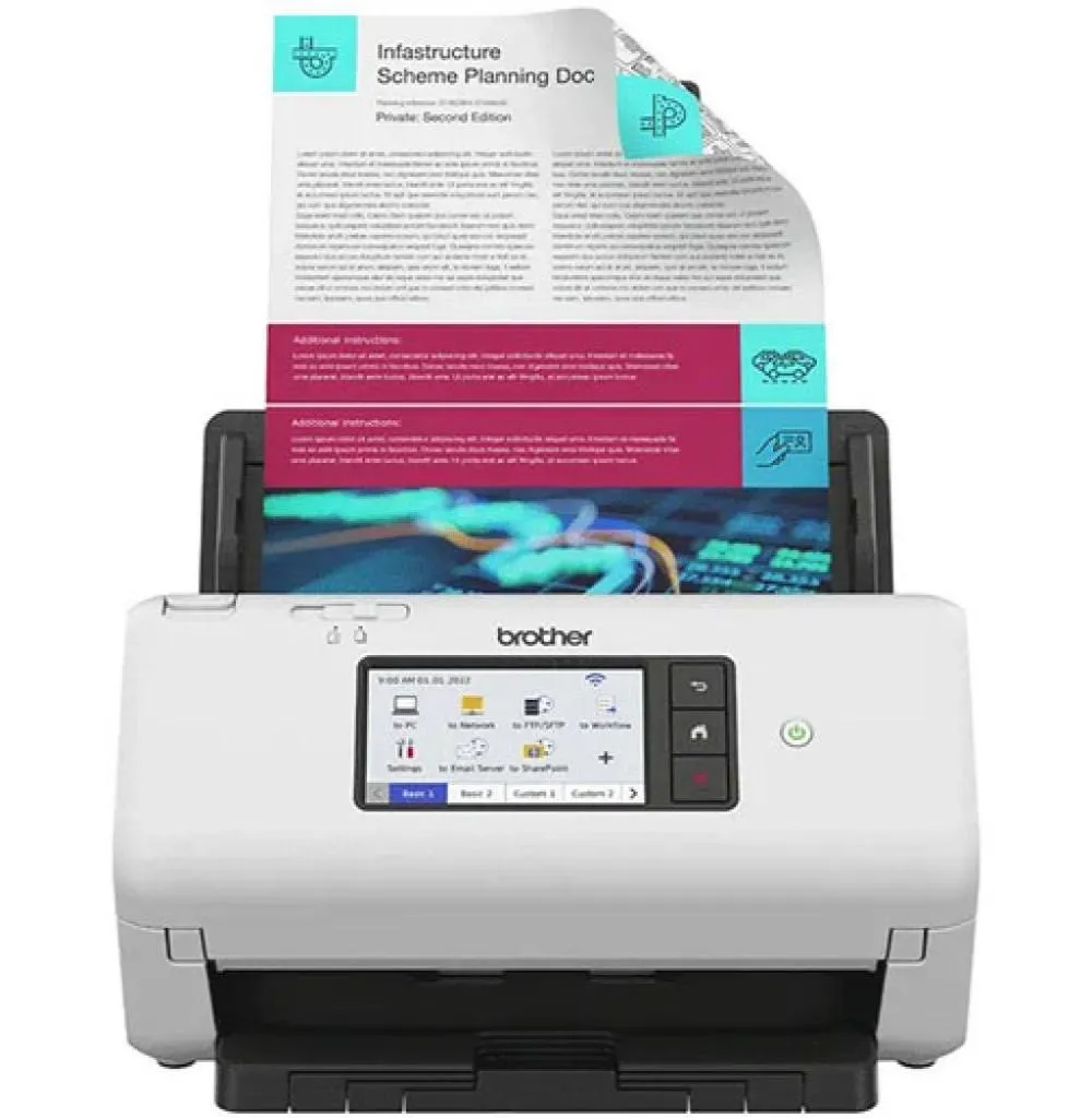 SCANNER BROTHER ADS4700W WIFI/RJ45