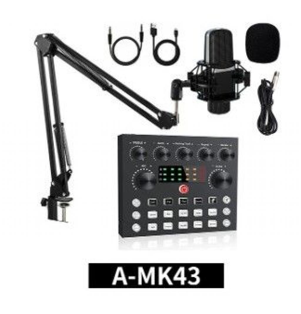 Microfone Satellite A-MK43+ Mesa De SOM+ Suporte