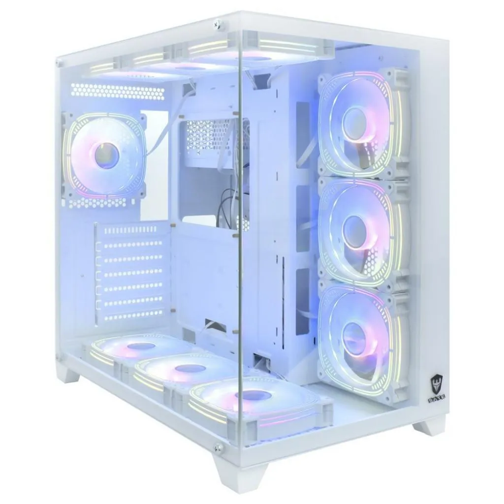 Gabinete Satellite K899 Branco C/10 Coolers E-Atx