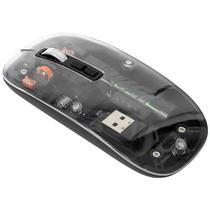 Mouse Satellite A771G Transparente Preto Bluetooth + 2.4GHz
