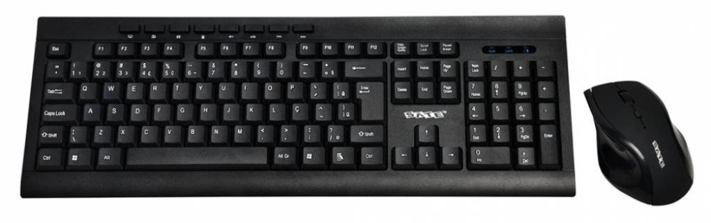 Teclado USB Satellite AK726G Com Mouse Sem Fio Espanhol