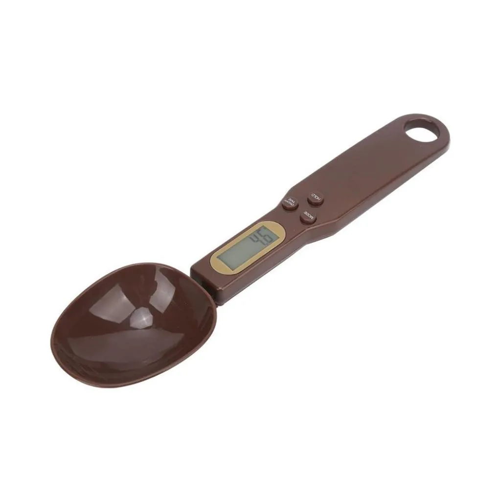 Balança Digital Satellite A-WS7741 Em Formato De Colher Marrom